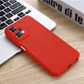 Pikkukuva 2 / 2: Matta nestesilikoninen kuori OnePlus Nord CE 2 Lite 5G - Punainen Red