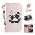 Miniatyrbillede 1 af 2: Sony Xperia L3 mønstret læderetui - Panda og Hjerter Multicolor