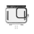 Miniatyrbild 2 av 2: vattentät hållbar fodral för GoPro Hero 9 Transparent