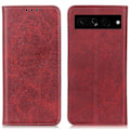 Pikkukuva 1 / 2: Google Pixel 7 Pro lompakkokotelo, aitoa nahkaa - Punainen Red