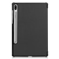 Miniatyrbillede 2 af 2: Samsung Galaxy Tab S6 tre-folds læder etui - Sort Black