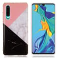 Miniatyrbilde 1 av 2: Huawei P30 Fleksibelt Etui Med Marmormønster - Design E Multicolor