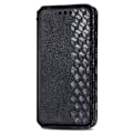 Miniatyrbillede 3 af 6: Læder Etui med A Stilfuldt Rhombus Tryk til Motorola Moto G23 / G13 - Sort Black