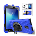 Pikkukuva 1 / 2: Samsung Galaxy Tab Active 2 X-muotoinen yhdistelmäkotelo - Sininen Blue