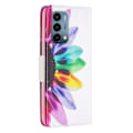 Pikkukuva 2 / 2: Wonderland OnePlus Nord N200 5G flip kuoret - Auringonkukka Multicolor