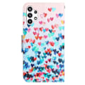 Miniatyrbillede 2 af 2: Wonderland Samsung Galaxy A04s / A13 5g / A13 4g Flip Etui - Love Hjerte Multicolor