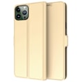 Miniatyrbild 1 av 2: Smidigt och tunt PU-läder iPhone 13 Pro fodral - Guld Guld