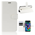 Pikkukuva 1 / 2: Classic LG K20 (2019) flip kotelot - Valkoinen Transparent