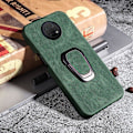 Miniatyrbild 2 av 2: Stötsäkert läderfodral med oval kickstand för Nokia G10 - Grön Grön