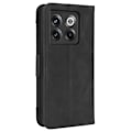 Miniatyrbillede 2 af 2: Stilfuldt Læder Etui med Pung til OnePlus Ace Pro / 10t - Sort Black