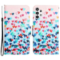 Miniatyrbillede 1 af 2: Wonderland Samsung Galaxy M32 5G / A32 5g Flip Etui - Love Hjerte Multicolor