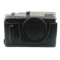 Fujifilm X-E4 halvkroppsskydd i läder - Svart Svart