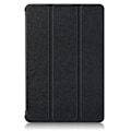 Miniatyrbillede 3 af 6: Tri-fold læderstativ-etui til Huawei MatePad T10 - Sort Black