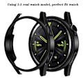 Miniatyrbild 2 av 2: Huawei Watch GT 3 (42mm) electroplating frame with tempered glass - Black Transparent