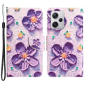 Pikkukuva 1 / 6: Wonderland Xiaomi Poco X5 Pro / Redmi Note 12 Pro / 12 Pro Speed Läppäkotelo - Violetti Flower Purple