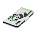 Miniatyrbild 2 av 2: Samsung Galaxy A70 mönstrat läderfodral - Panda multifärg