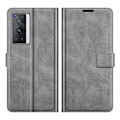 Pikkukuva 1 / 2: Lompakko Nahkakotelo For Vivo X70 Pro - Harmaa Silver grey