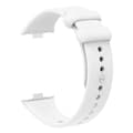 Xiaomi Smart Band 8 Pro ensfarget silikonarmbånd - Hvit White