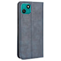 Miniatyrbillede 2 af 2: Bofink Vintage Wiko T10 Læder Etui - Blå Blue