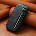 Miniatyrbild 5 av 6: Vertical Flip Phone Fodral med Zipper till Samsung Galaxy A14 - Svart Svart