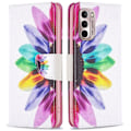 Miniatyrbillede 1 af 2: Wonderland Motorola Moto G Stylus 5G (2022) flip etui - Solsikke Multicolor