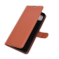Pikkukuva 2 / 2: Classic Motorola Moto G9 Power flip kuoret - Ruskea Brown
