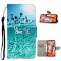 Miniatyrbillede 1 af 2: Wonderland Samsung Galaxy A11 etui - Engelsk Citat Blue
