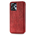 Miniatyrbillede 2 af 6: Læder Etui med A Stilfuldt Rhombus Tryk til Motorola Moto G23 / G13 - Rød Red