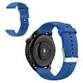 Miniatyrbild 1 av 2: 22 mm universellt justerbart klockarmband i silikon - Blå Blå