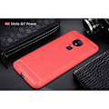 Pikkukuva 2 / 2: Carbon Flex Motorola Moto G7 Power kuoret - Punainen Red