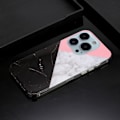 Miniatyrbillede 2 af 2: Marble design iPhone 14 Pro Max cover - Trefarvet Marmor Multicolor