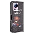 Pikkukuva 2 / 2: Wonderland Xiaomi 13 Lite / Civi 2 Läppäkotelo - Bear Black