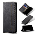 Miniatyrbillede 2 af 2: Jeans iPhone 13 Pro flip etui - Sort Black