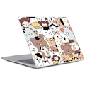 Pikkukuva 4 / 6: HAT PRINCE MacBook Air 13 M1 (A2337, 2020) / Retina (A2179, 2020) / M1 (A2337, 2020) söpö eläintyylinen suojus - Eläintarhan Eläimet Yhdistyvät Brown