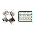 Miniatyrbillede 2 af 2: BEST Universel BST-8901 30-i-1 Multipurpose CR-V Skruetrækker Reparationsværktøjssæt Multicolor