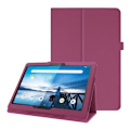 Pikkukuva 1 / 2: Lenovo Tab M10 litchi tekstuuri nahkakotelo - Violetti Purple