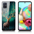 Pikkukuva 2 / 2: Fantasy Samsung Galaxy A71 kuoret - Hirvi Multicolor