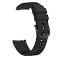 Miniatyrbillede 1 af 2: Samsung Galaxy Watch twill silikone Urrem - Sort Black