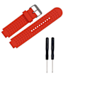 Pikkukuva 2 / 2: Garmin Forerunner 25 Miesten Vaihdettava Silikooni Kellon Ranneke - Punainen Red