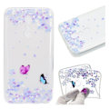 Pikkukuva 1 / 2: LG K10 (2018) Pehmeä TPU Kuvallinen Takaosan Suoja Kuori - Perhoset Multicolor