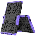 Pikkukuva 2 / 6: Rengaskuvio kickstand tapauksessa Samsung Galaxy Tab A7 Lite - Violetti Purple