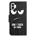 Pikkukuva 2 / 2: Wonderland Nothing Phone (1) Läppäkotelo - Don't Touch My Phone Black