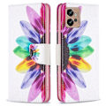 Miniatyrbillede 1 af 2: Wonderland Motorola Moto G32 Flip Etui - Solsikke Multicolor