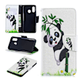 Miniatyrbild 1 av 2: Samsung Galaxy A40 mönstrat läderfodral - Härlig Panda multifärg