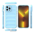 Miniatyrbillede 2 af 2: Blødt, grebsformet cover til iPhone 13 Pro Max - Baby Blue Blue