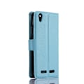 Miniatyrbillede 2 af 2: Huawei P10 beskyttende læder etui - Blå Blue