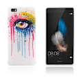 Pikkukuva 1 / 2: Westergaard Huawei Ascend P8 Lite Kuori - Väritetty Silmä Multicolor