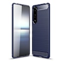 Miniatyrbillede 1 af 2: Carbon Flex Etui Sony Xperia 5 III - Blå Blue
