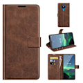 Miniatyrbillede 2 af 2: Wallet-style Læder Etui til Nokia 1.4 - Kaffe Brown