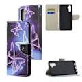 Miniatyrbillede 2 af 2: Wonderland Samsung Galaxy A13 5G Flip Etui - Sparkling Sommerfugle Purple